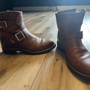 Chippewa Brown Leather Boots